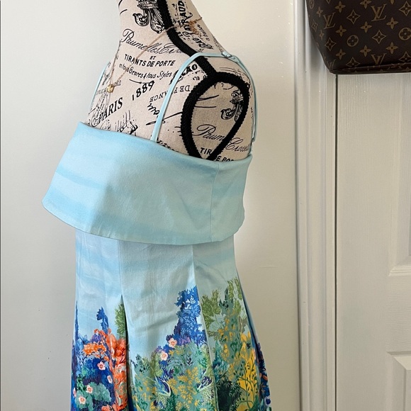 Anthropologie Multicolor Floral Midi Dress - Picture 10 of 17